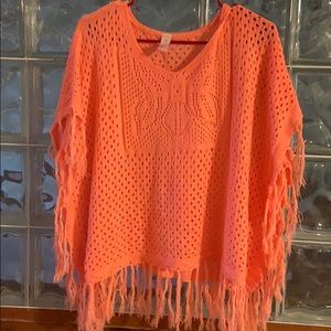 Poncho sweater/shirt